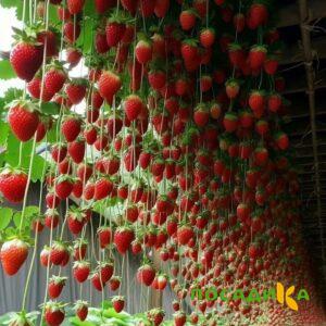 Клубника ампельная Анастасия купить по цене от 370р. в интернет-магазине «Посадика» с доставкой почтой в в Шарьяе и по всей России – [изображение №1].